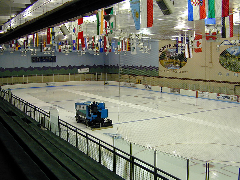 One more view of the ice rink.